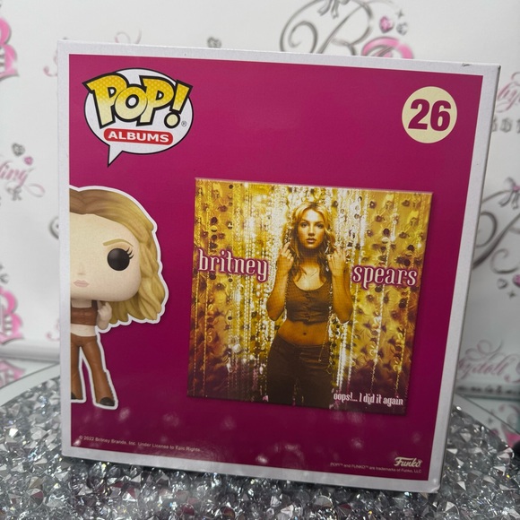 Funko pop Britney Spears oops I did it again album music cover 💿 2022 rare #26 - Picture 5 of 5